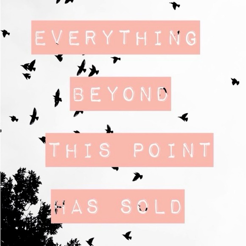 🌻🌻Sold beyond this point🌻🌻